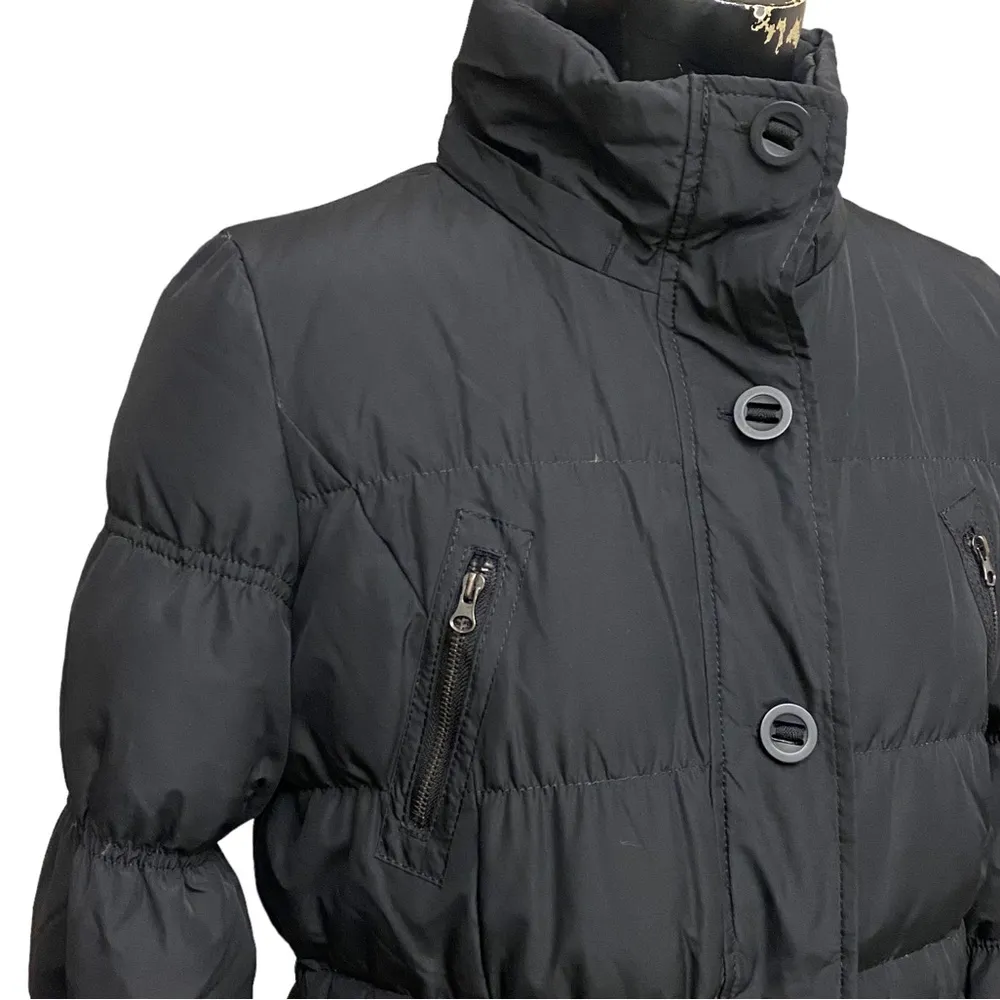 Baleno Down Collection Black Puffer Coat Size Medium - Image 2