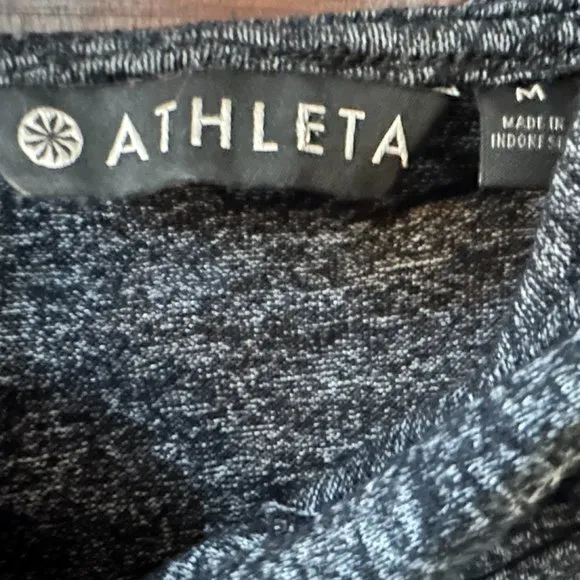Athleta Women's Pullover Open Back Sweater Dark Grey Sz Med‎ Excellent Condition - Image 5