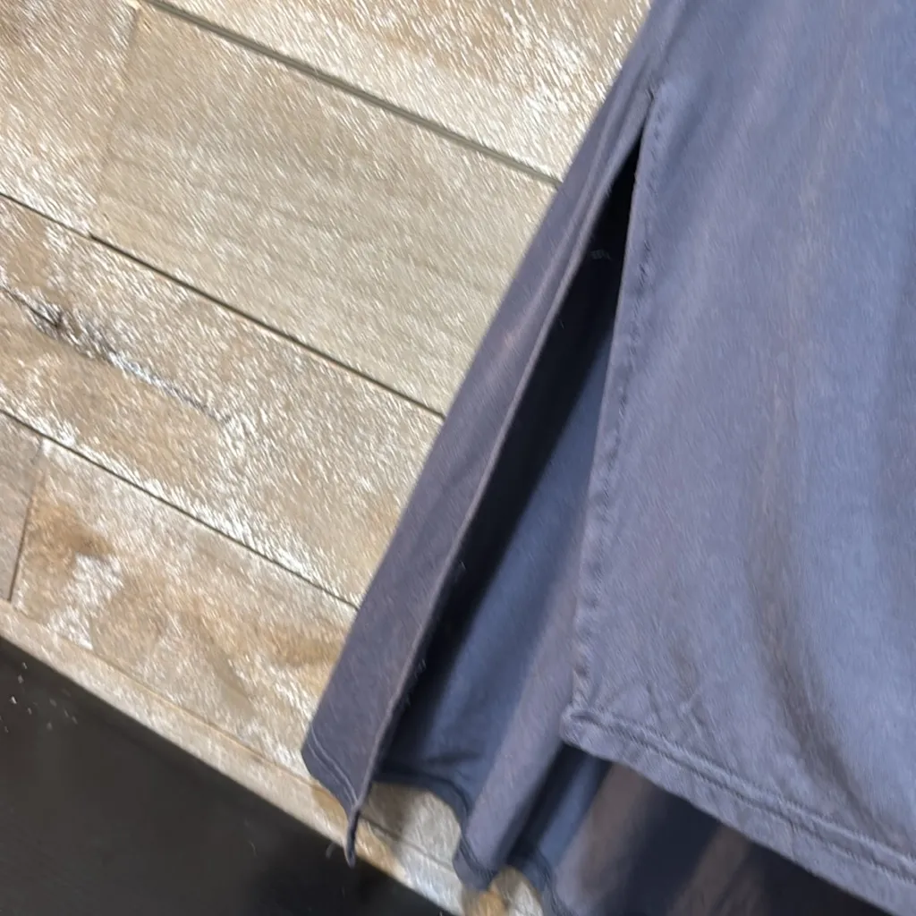 POL blue grey distressed t shirt knit shift dress size S - Image 7