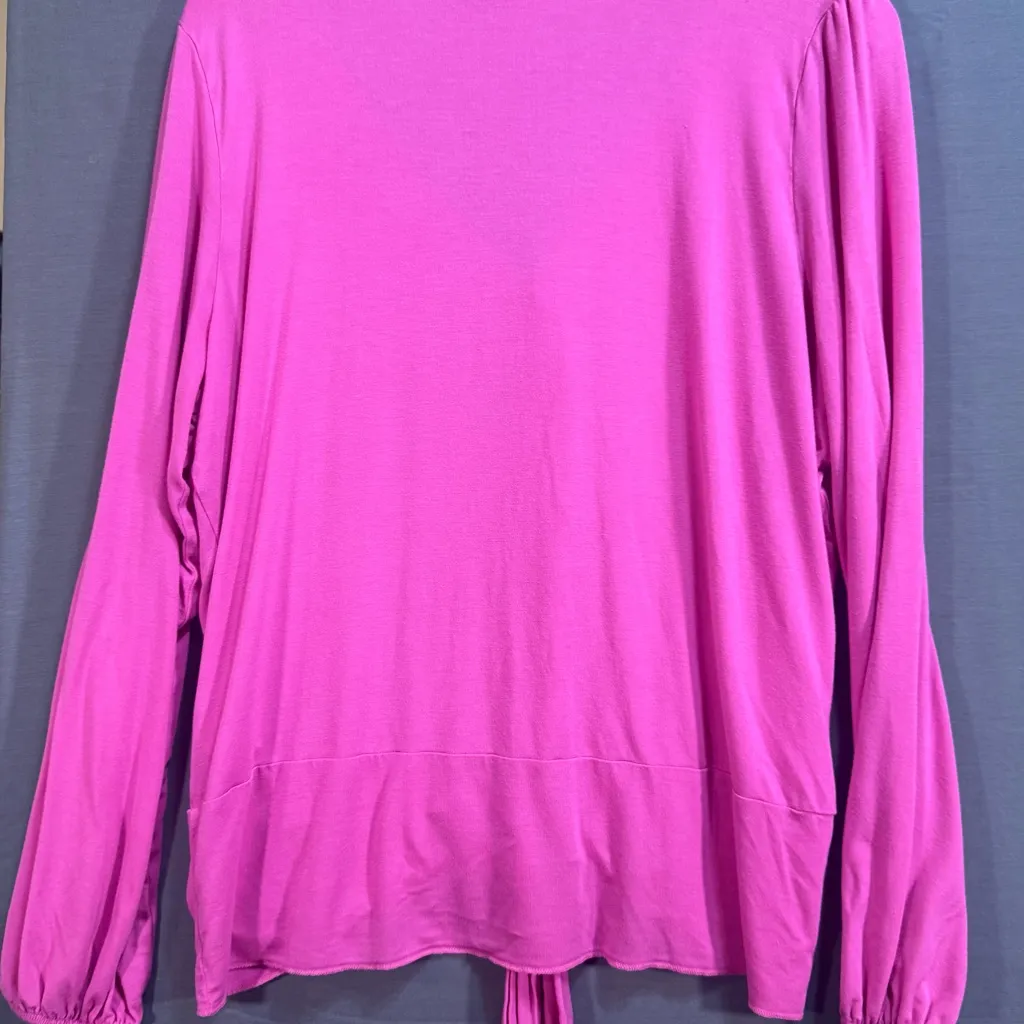 Kate & Mallory  Pink Button-Front Blouse - Image 4