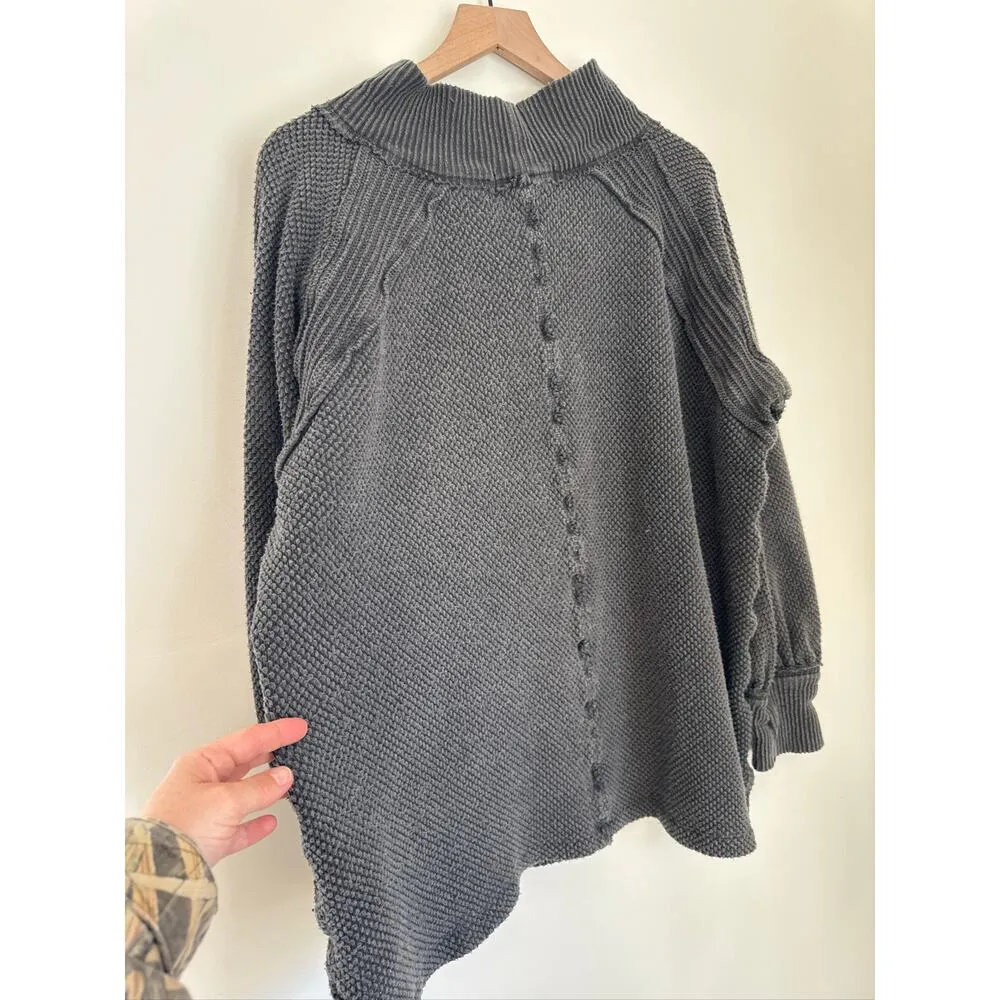 We The Free She's a Keeper Oversized Sweater in Gray - Large - Image 8