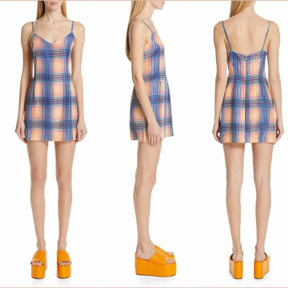 Simon Miller Tawas Plaid Mini Dress - Image 7