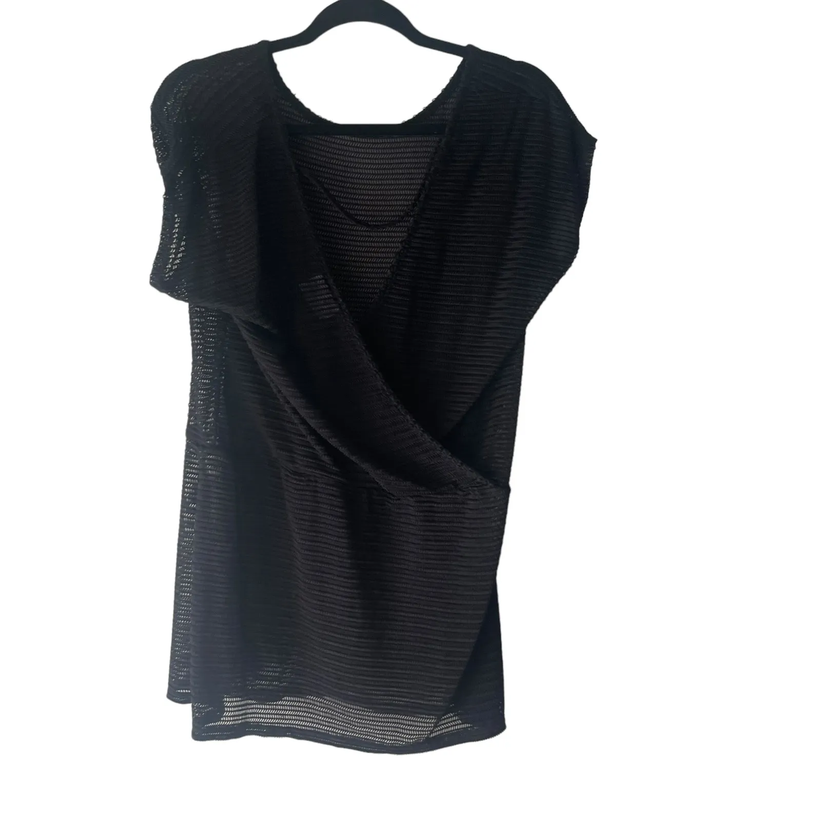 Jordan Taylor Women's Size Large Black Mesh Swimming Suit Cover Up - Image 5