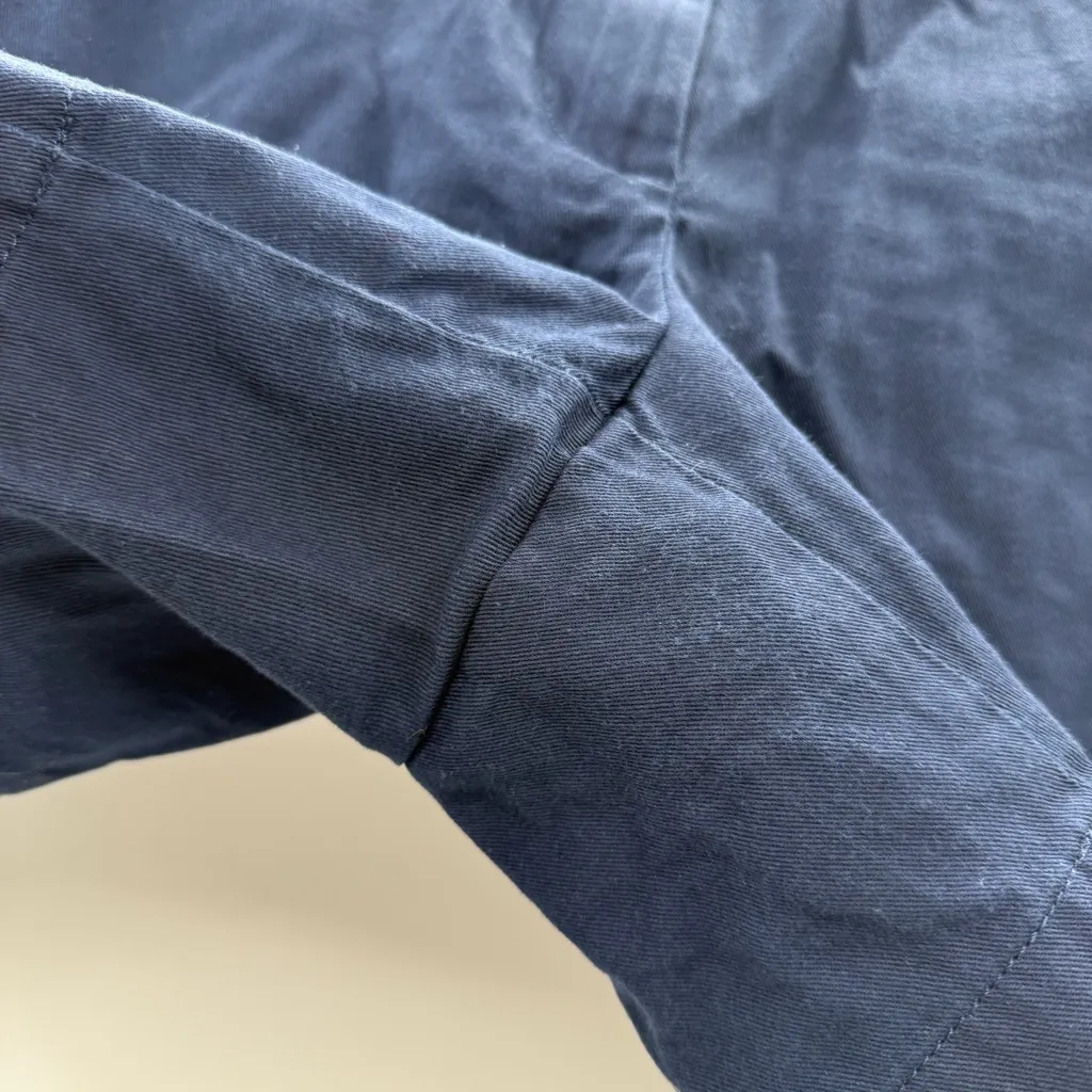 J. Crew Factory 5" Chino Classic Chino Shorts in Navy Blue Sz‎ 8 - Image 7