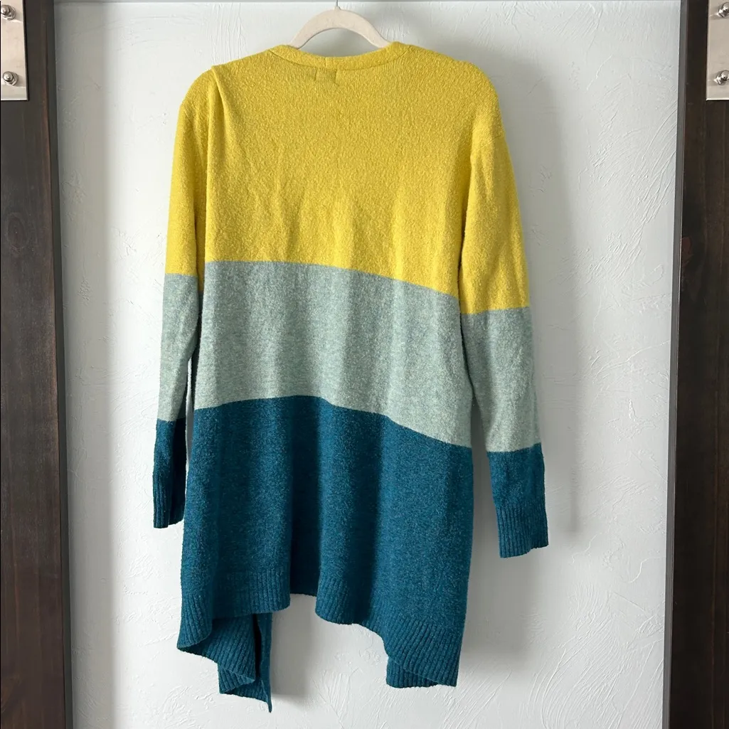 a new day Multicolor Color Block Open Front Cardigan - Image 5