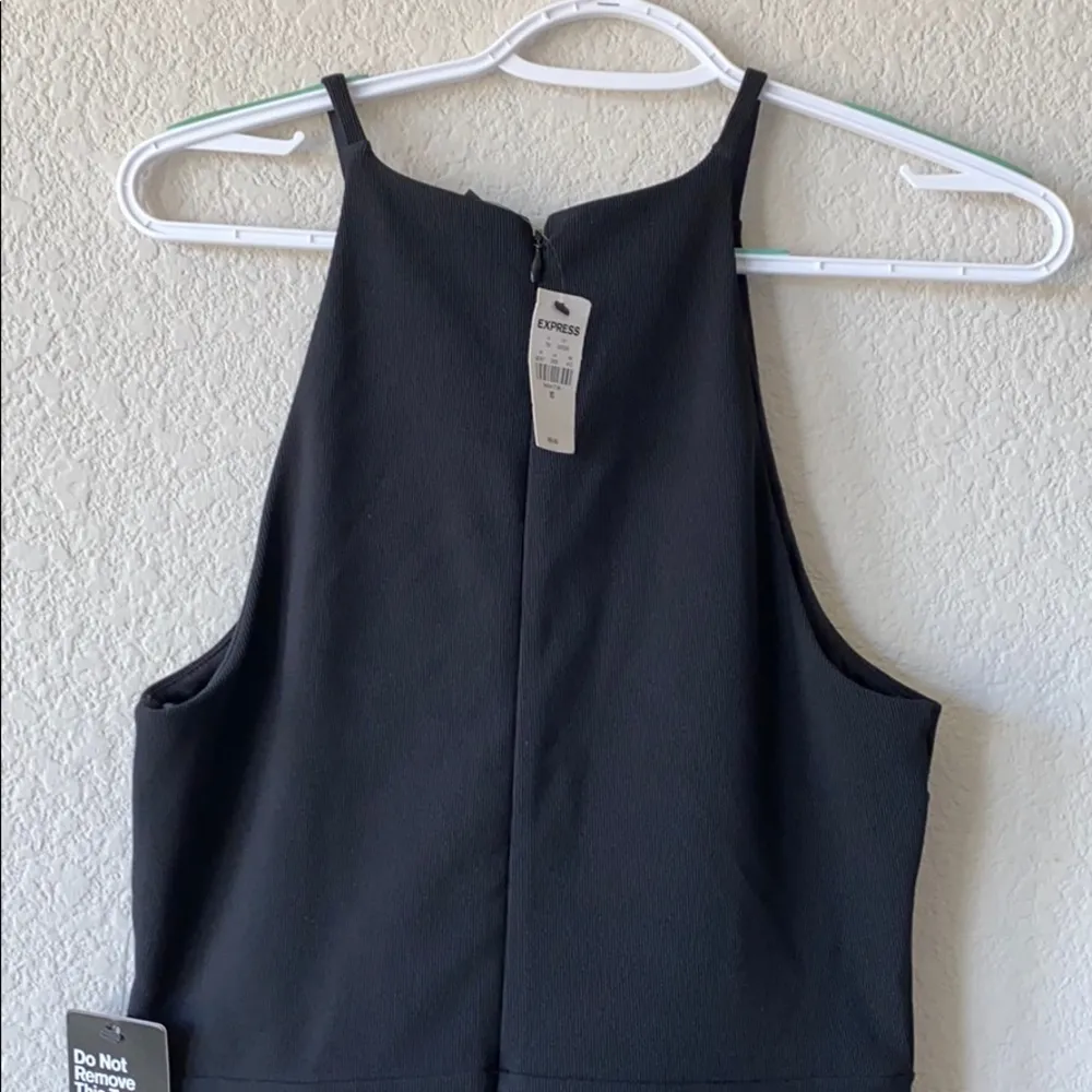 Express black body con dress LBD date night girls night Semiformal club - Image 5