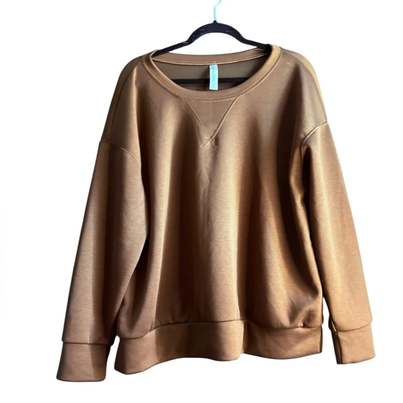 Dear Scarlett Brown Sweatshirt Size 3X - Image 2