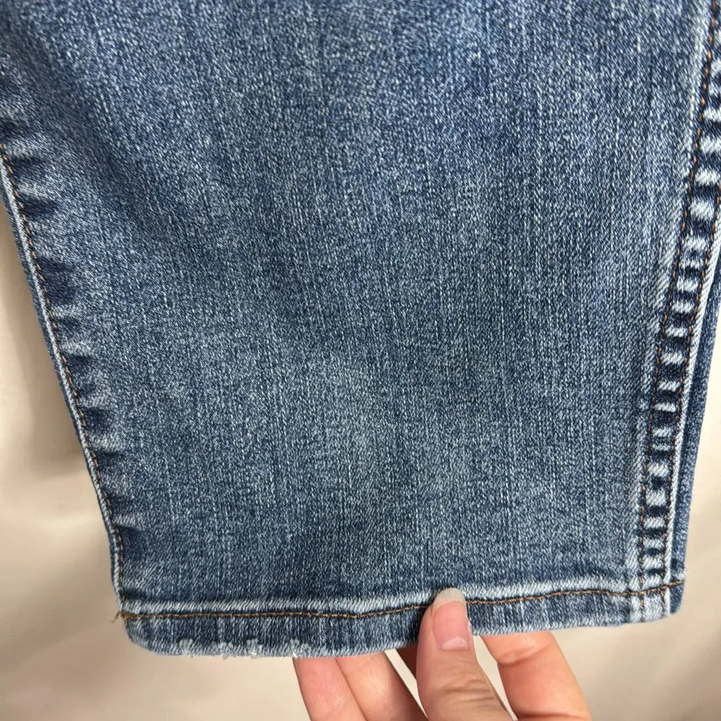 J.Crew Women’s Vintage Slim Straight Blue Denim Jeans in Warm Surf Wash size 30 - Image 8