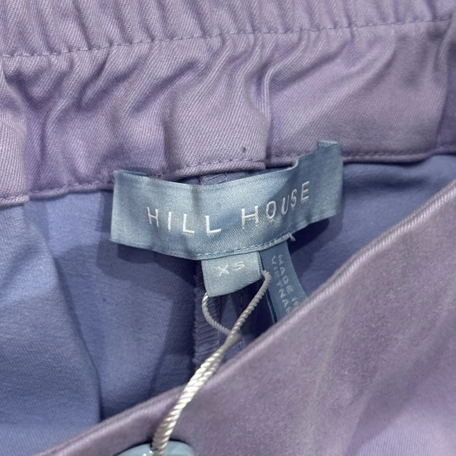 NEW Hill House The Claire Pant Lavender Cropped Trouser Elastic Waist Office XS - Image 4