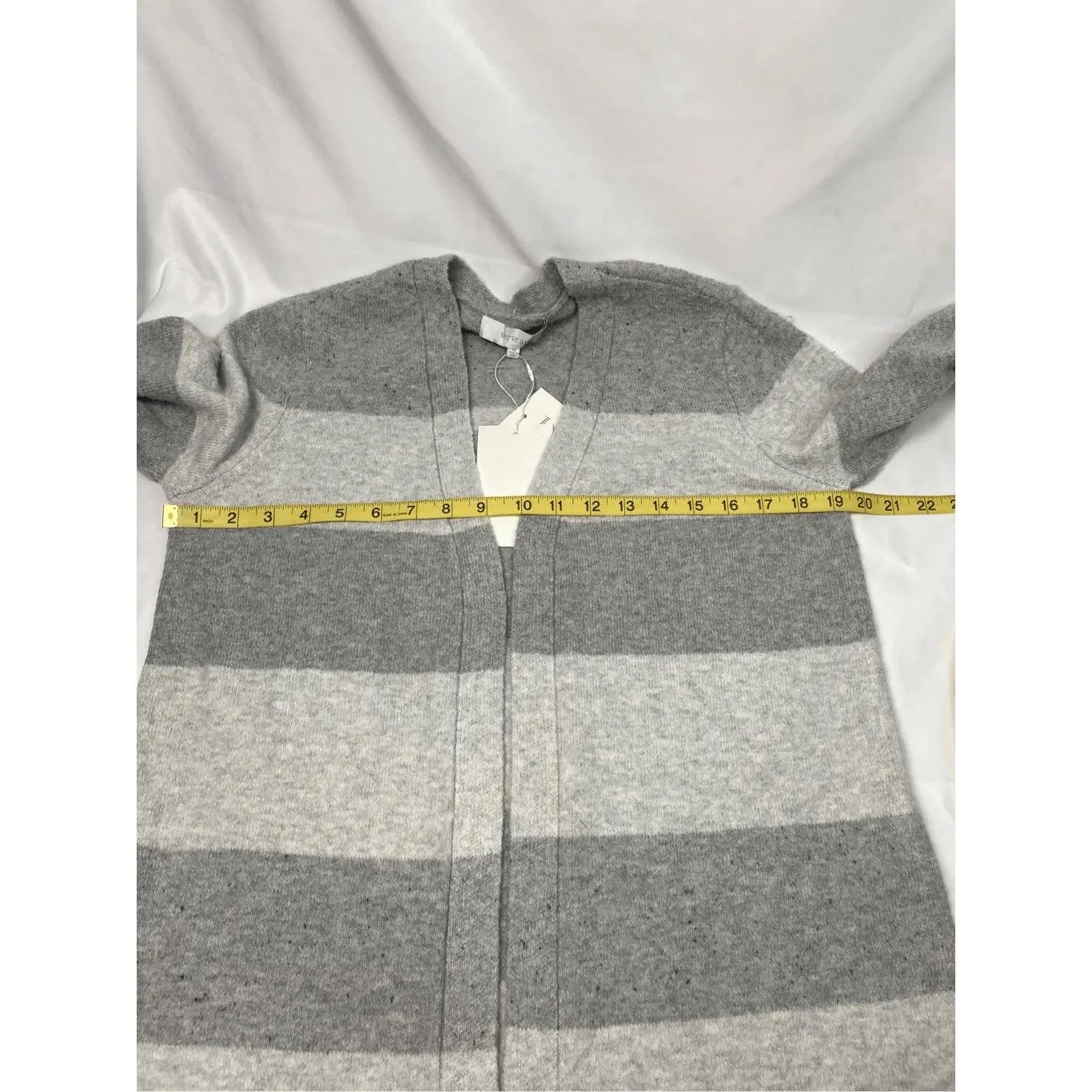 Verve Ami Gray‎ Cardigan with Large Stripes M - Image 7