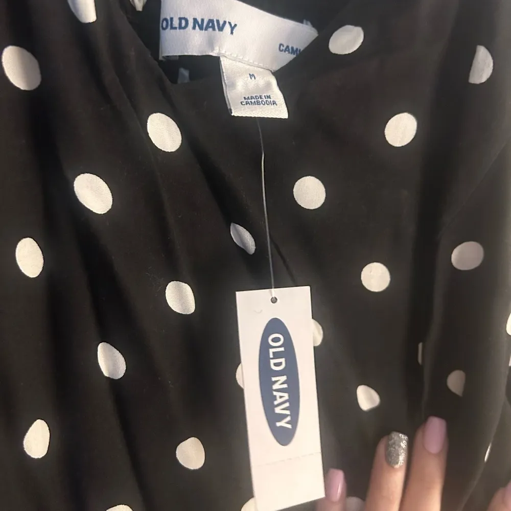 OLDNAVY Black polka dots cami dress - Image 2
