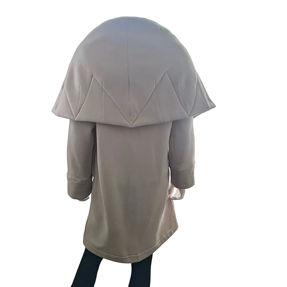 Bagatelle Collection Quilted Open Front French Terry Coat - Image 9