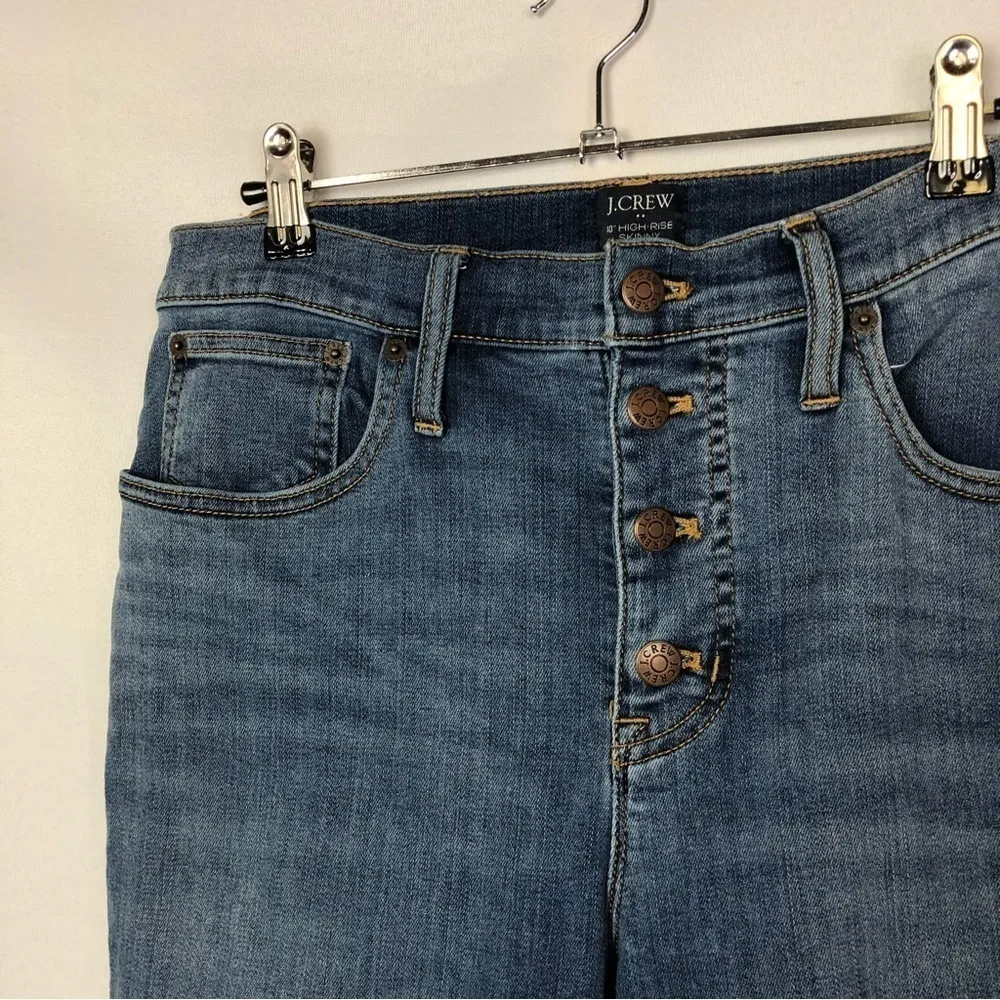 J. Crew Highest Rise Button Fly Skinny Jeans 30 - Image 4