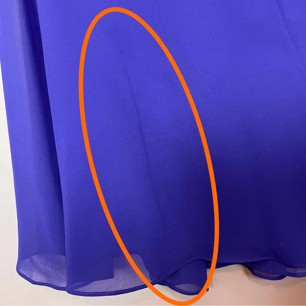 Ever Pretty Dress Prom Bridesmaid ALTERED V-Neck High Slit Chiffon‎ Satin Maxi - Image 10