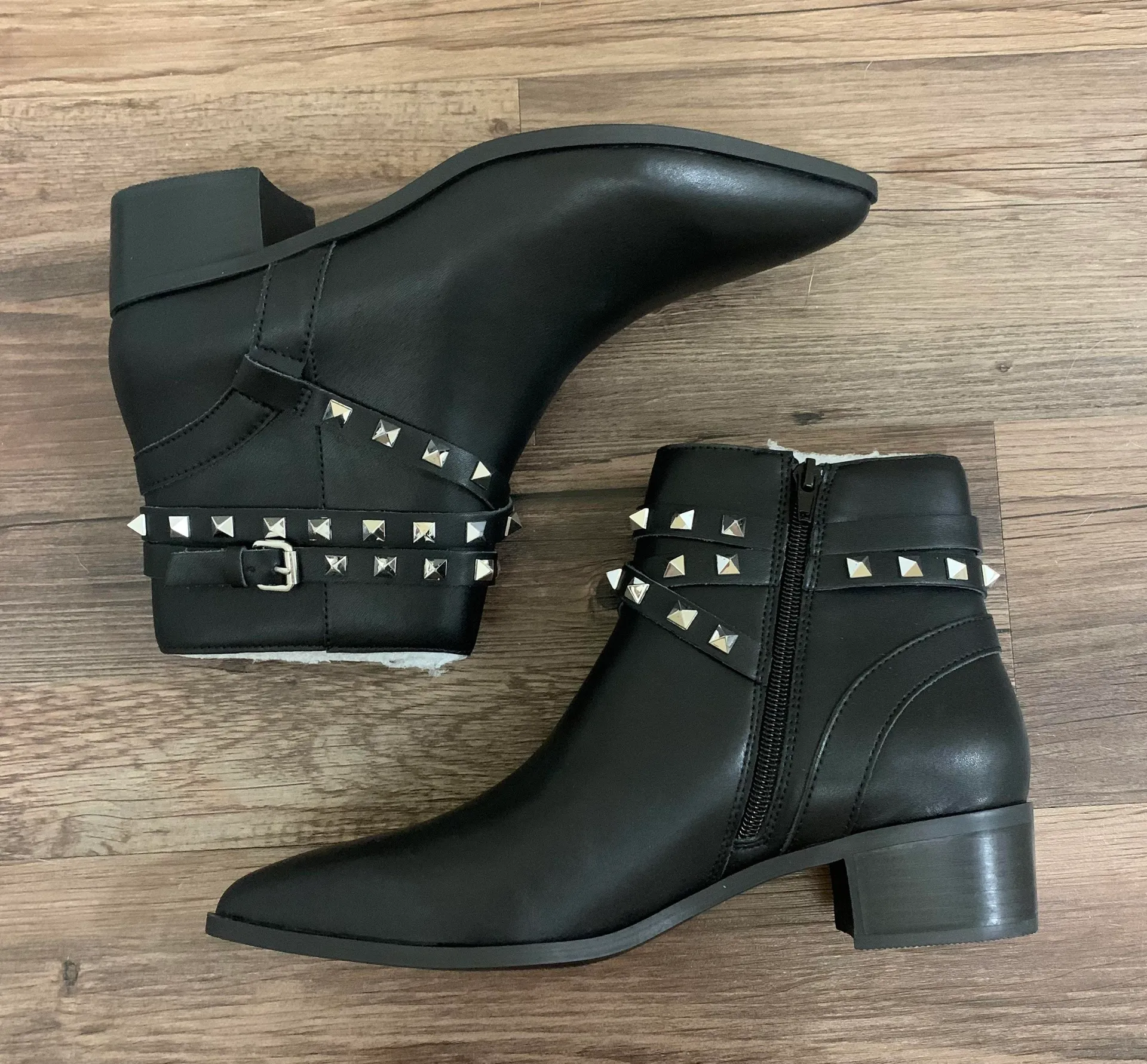 Black Besto Studded Ankle Bootie - Image 3