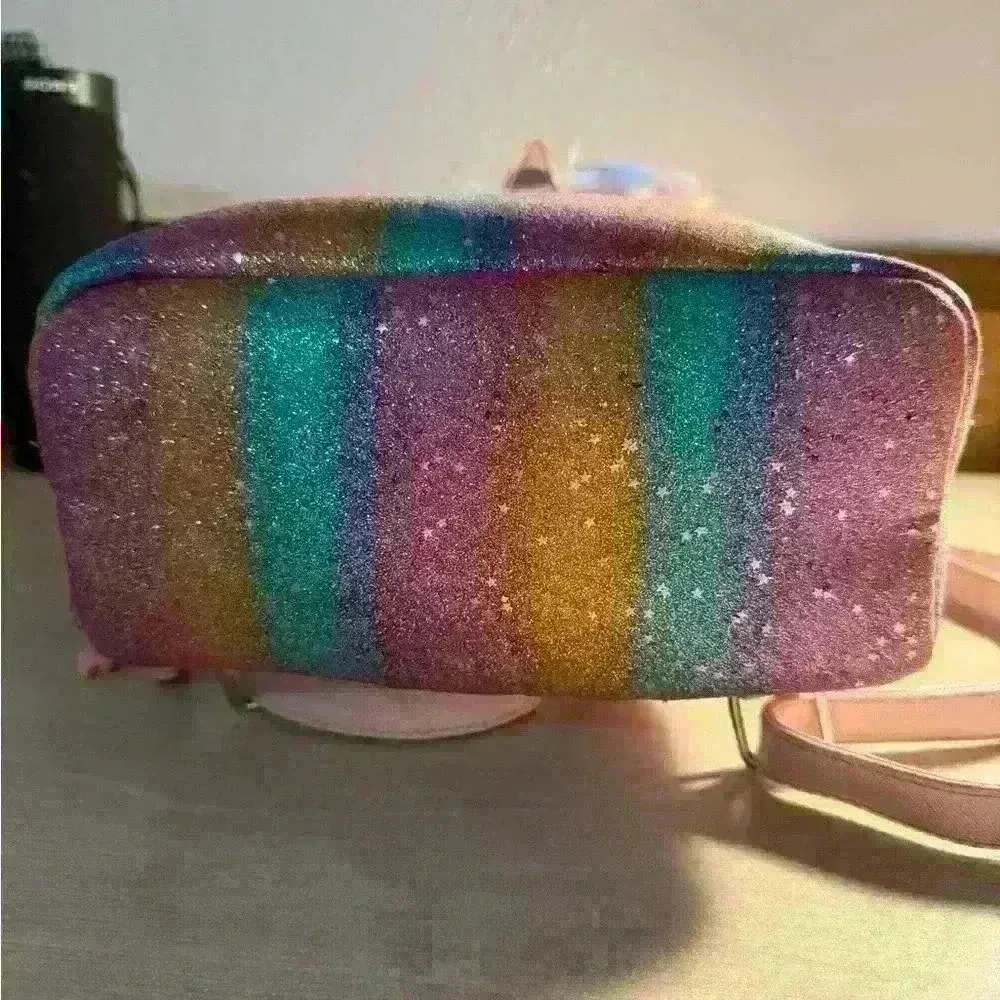 Under One Sky Rainbow Unicorn Pom-Pom Backpack - Image 5