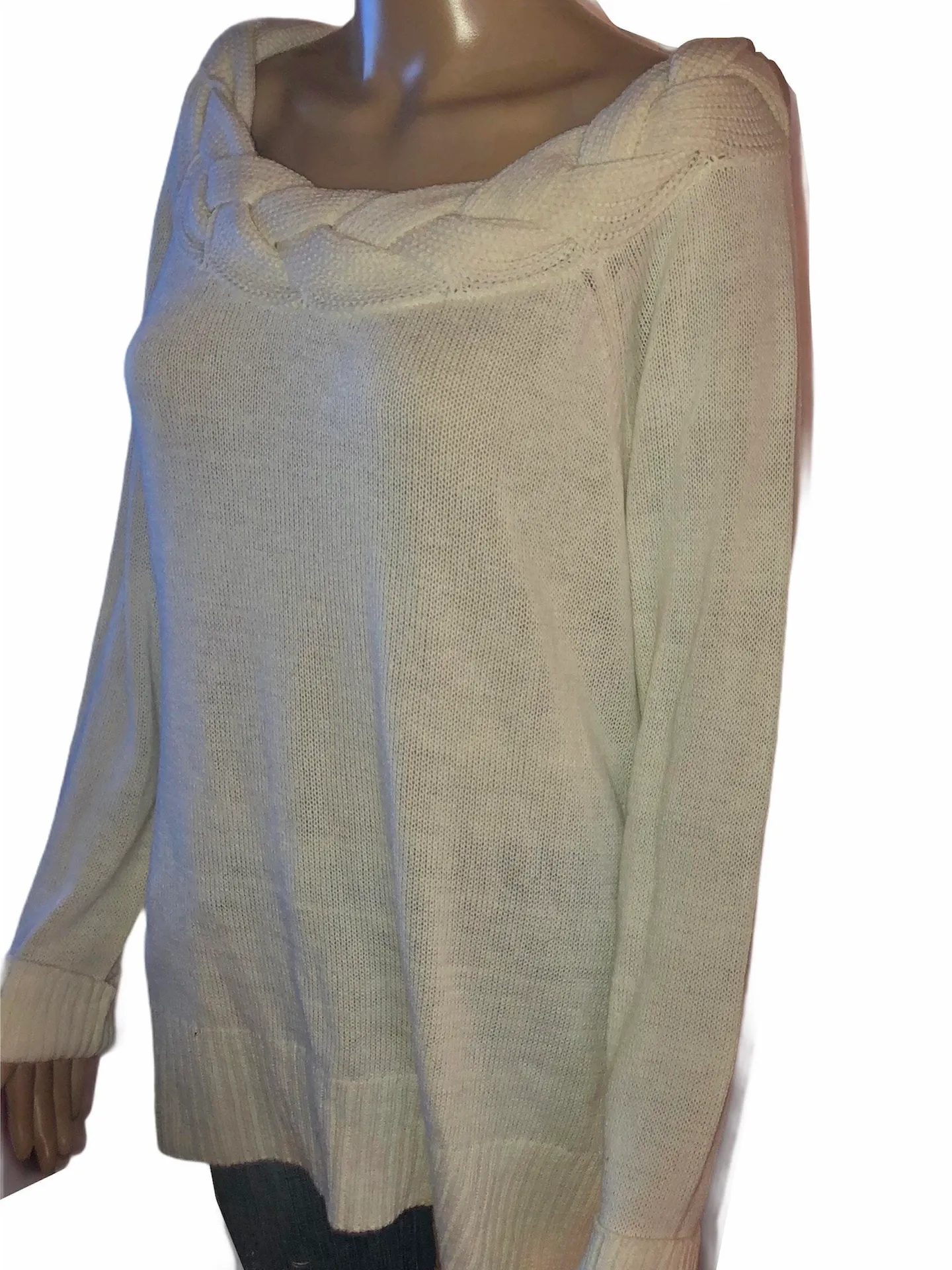 Braided Collar Sweater - Image 2