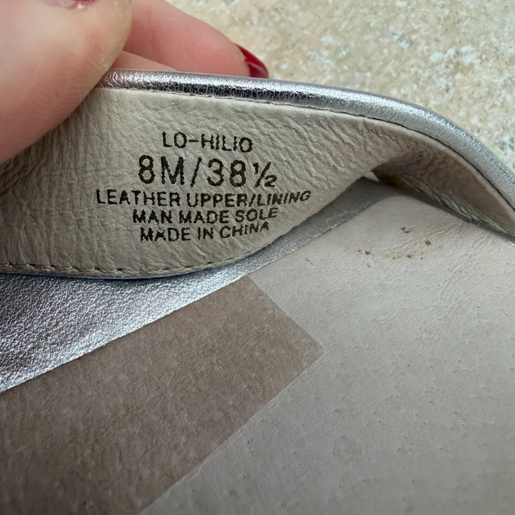 Louise et Cie Elegant Silver Strappy Heels - Image 7