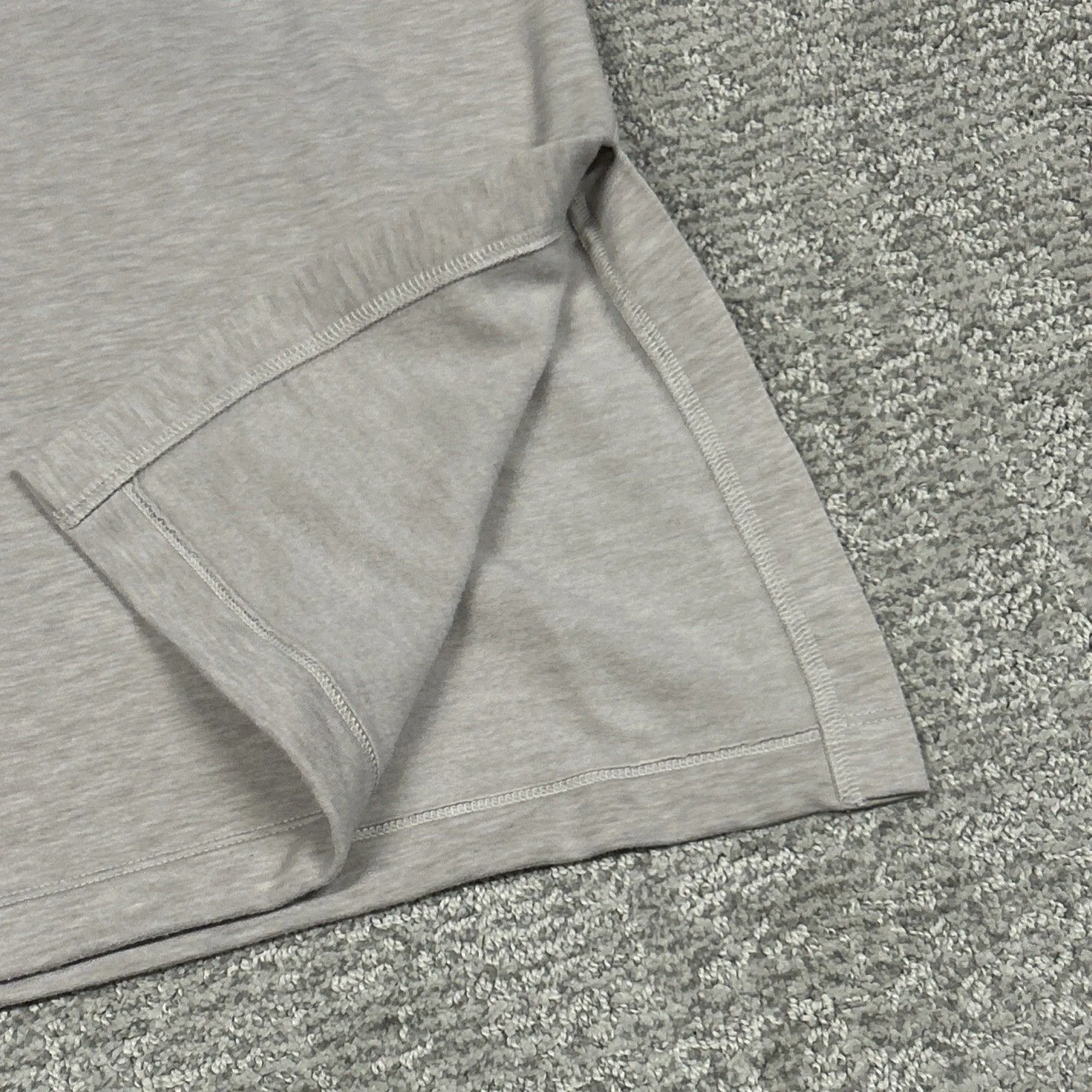 Haven Well Within Top Womens Small 1/4 Zip Soft Beige Side Slits Sweater - Image 5