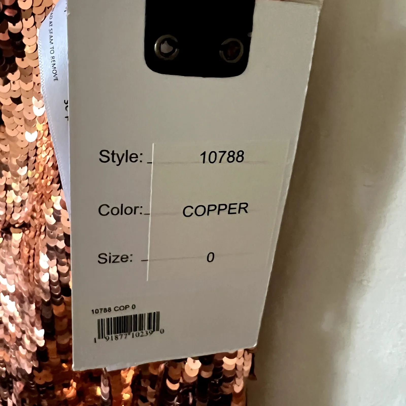 MacDuggal 10788 Copper Evening Gown One Shoulder size 0 maxi dress C1 - Image 6