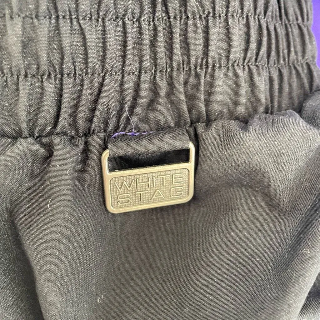 Vintage 80s White Stag Bold Colorblock Ski Winter Jacket Coat L Purple Size L - Image 15