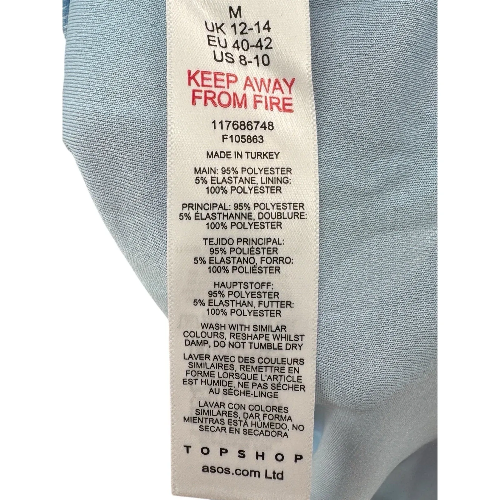 Topshop Paint Floral Mini Dress M NWT Puff‎ Sleeve Y2K Mesh Ruffle Tea - Image 6