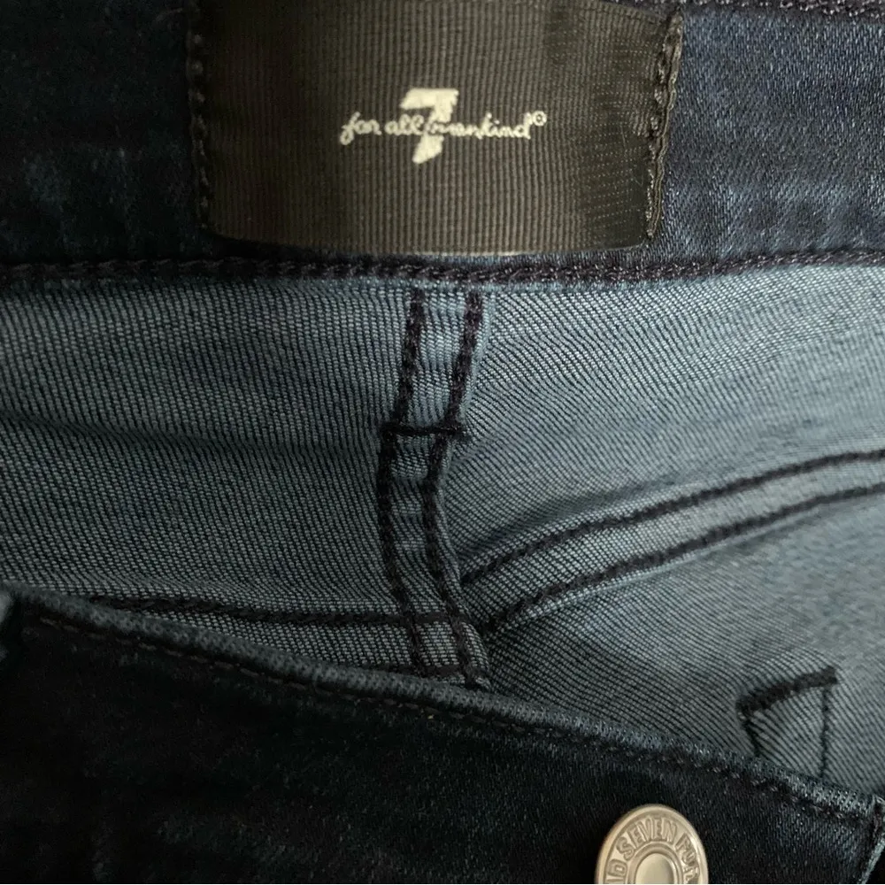 Seven for all Mankind Highrise Ankle Skinny Dark Wash Denim Jeans 30 - Image 5