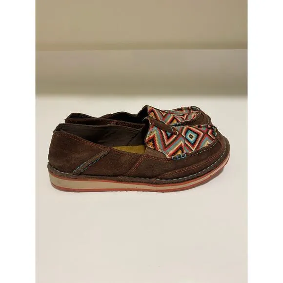 Ariat Women's‎ Cruiser Shoes Slip On Flats Loafers Aztec in Coffee Bean Sz 5.5 - Image 4