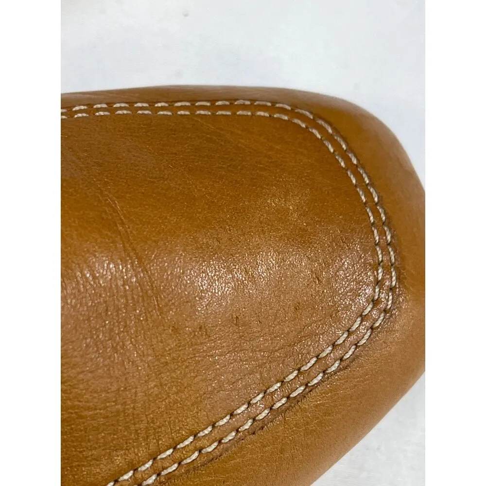 Enzo Angiolini Liberty Womens Tan Leather Loafers Size 9.5M SKU 6470 - Image 9