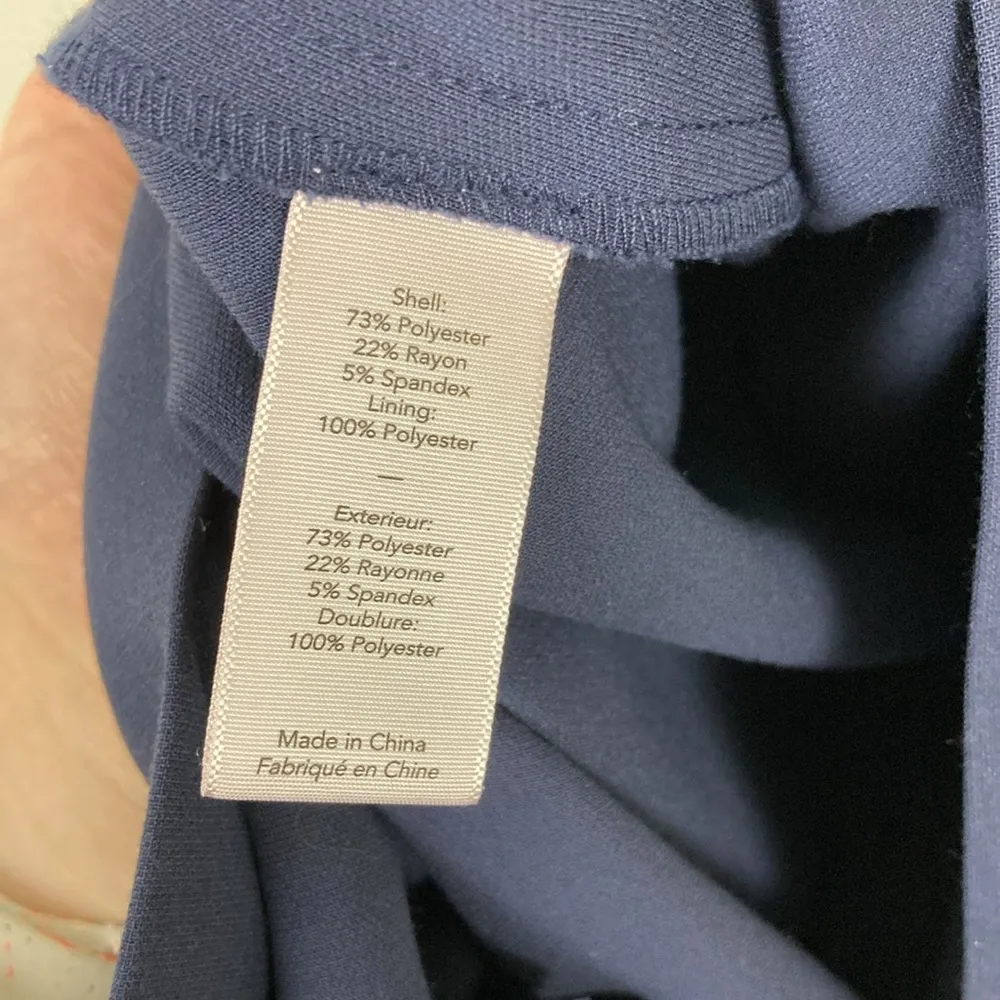 Likely Carolyn Dress Navy Women's Size 8 Formal High Neck Cocktail Wedding - Image 7