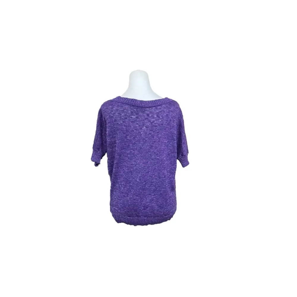 Women's LEI Sweater, Size L, Purple - Image 2