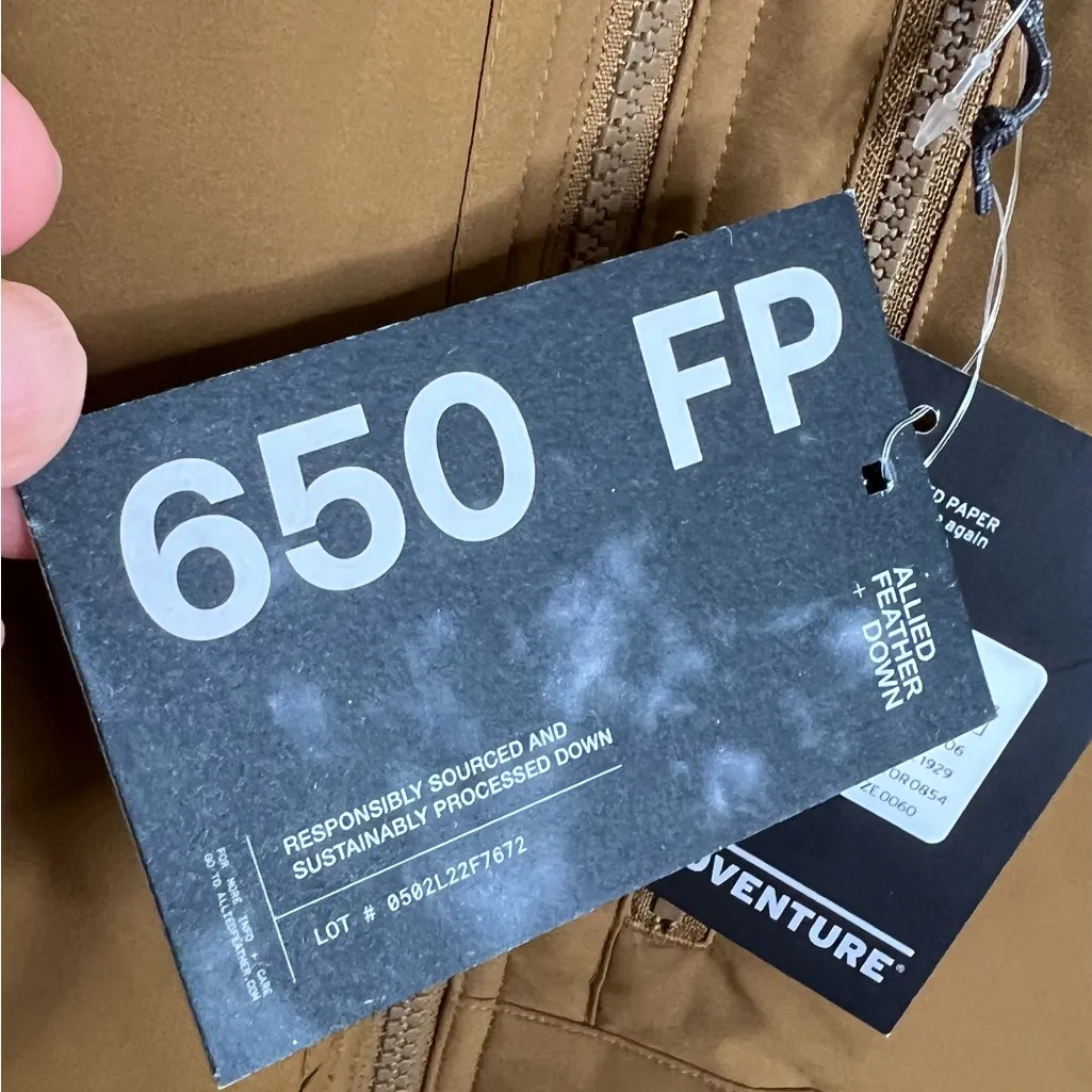 Eddie Bauer Twisp Down/Sherpa Jacket, Antique Bronze, Women’s L,  NWT - Image 13