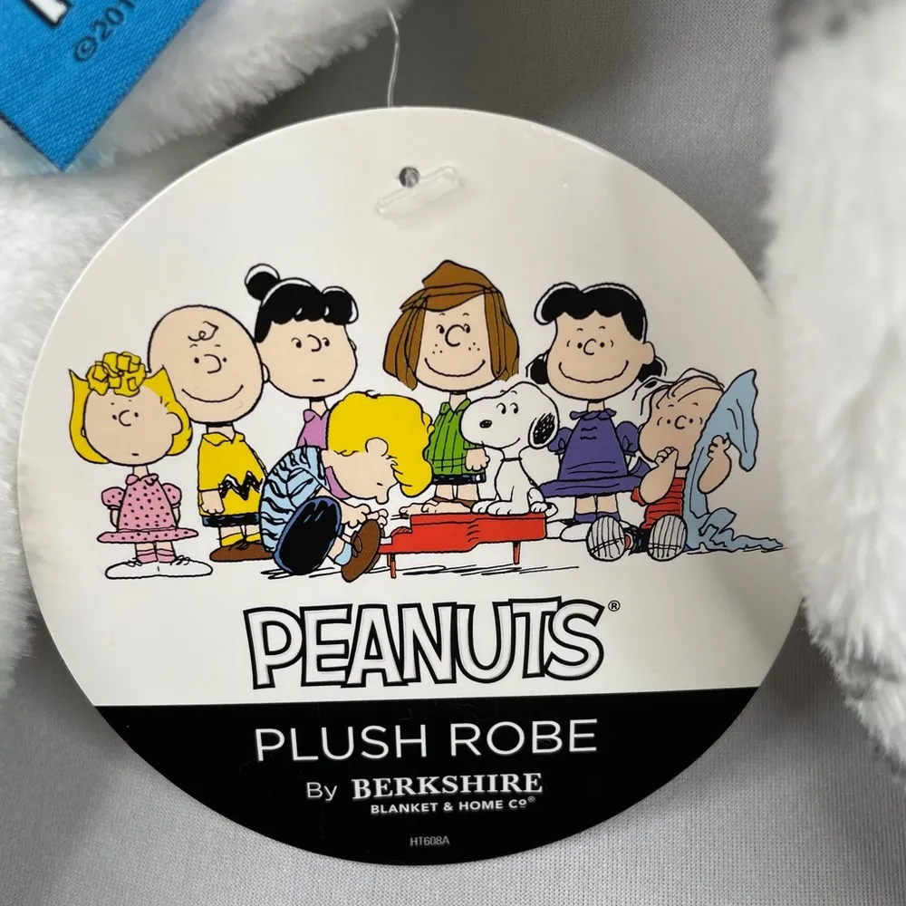 Peanuts Snoopy and Woodstock Rainbow Hooded Robe White Size undefined - Image 8