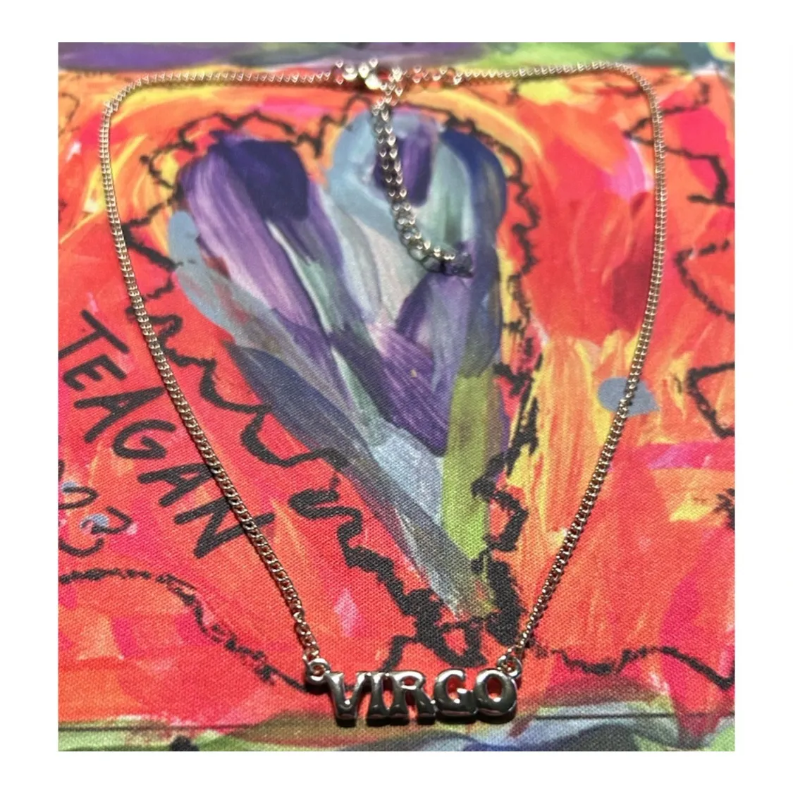 ⭐️ Virgo Necklace Gold Color‎ Costume Jewelry Women Wild Fable August September - Image 2