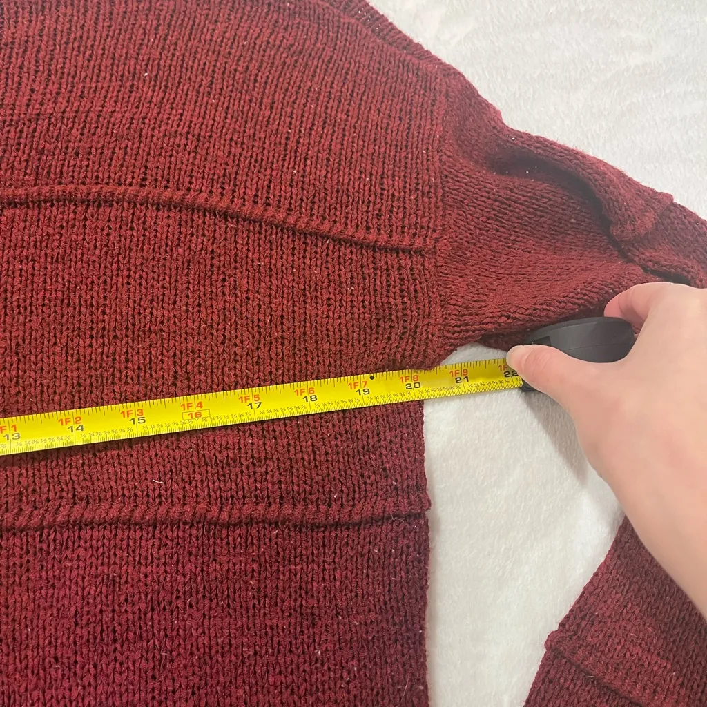 Burgondy ee:some Sweater — size s/m Red Size M - Image 7