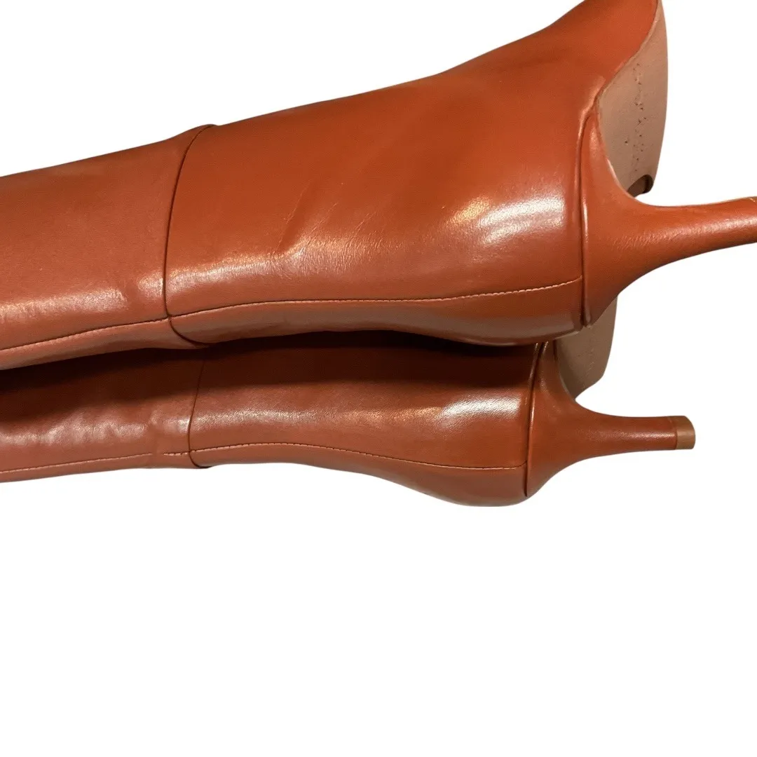 Seychelles Rose Leather Upper Soft Kitten Heel Pointed Toe Tall Boots Size 7 NWB - Image 11