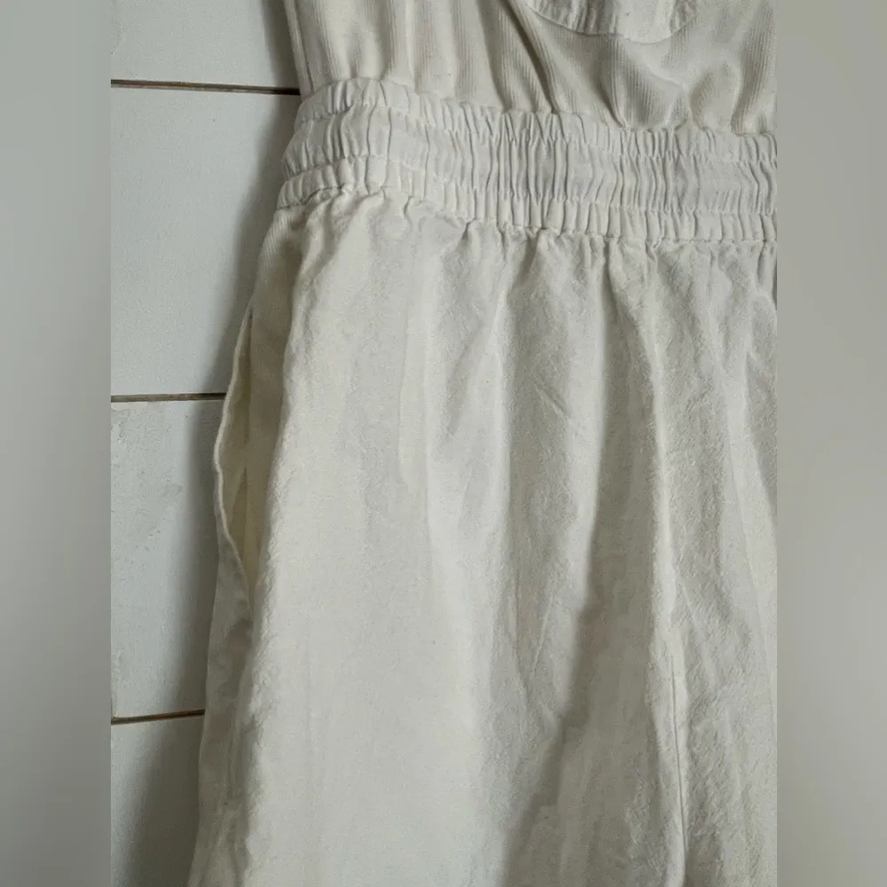 Free People FP Beach Akoi Tube Romper
Dress Ivory Smocked Solid nwot - Image 16