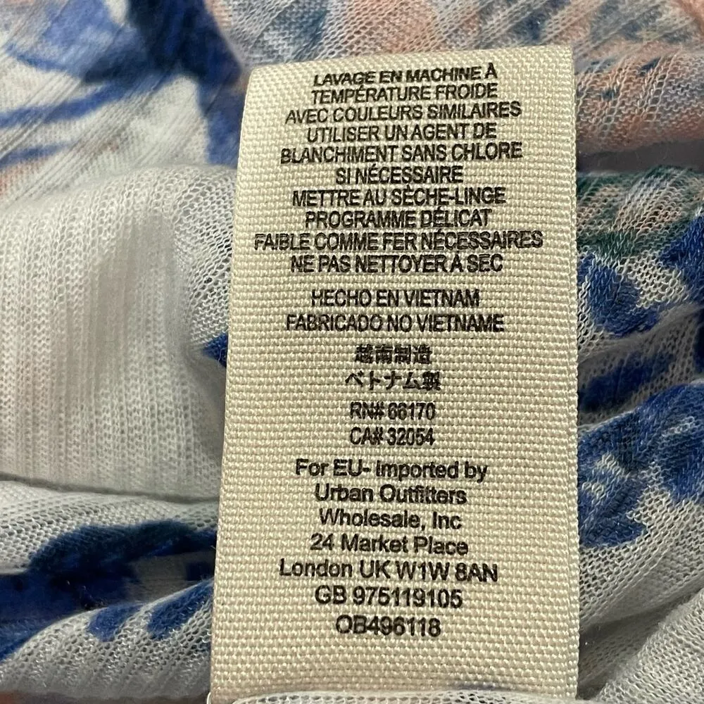 Free People Mirage Floral Printed Babydoll Minidress - White Multi - XS - Image 11