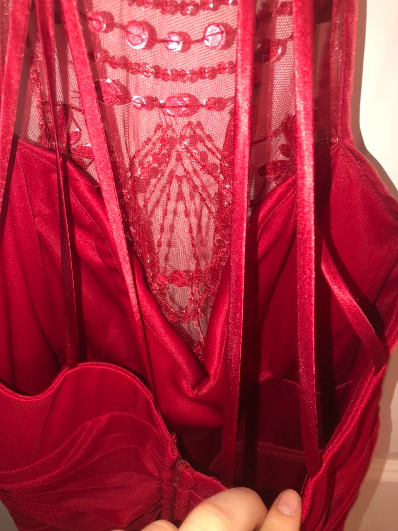 Red Prom Dress - Image 3