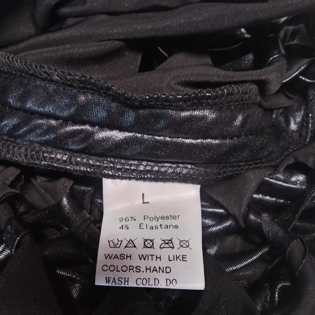 Black Sheen Lace - Image 5