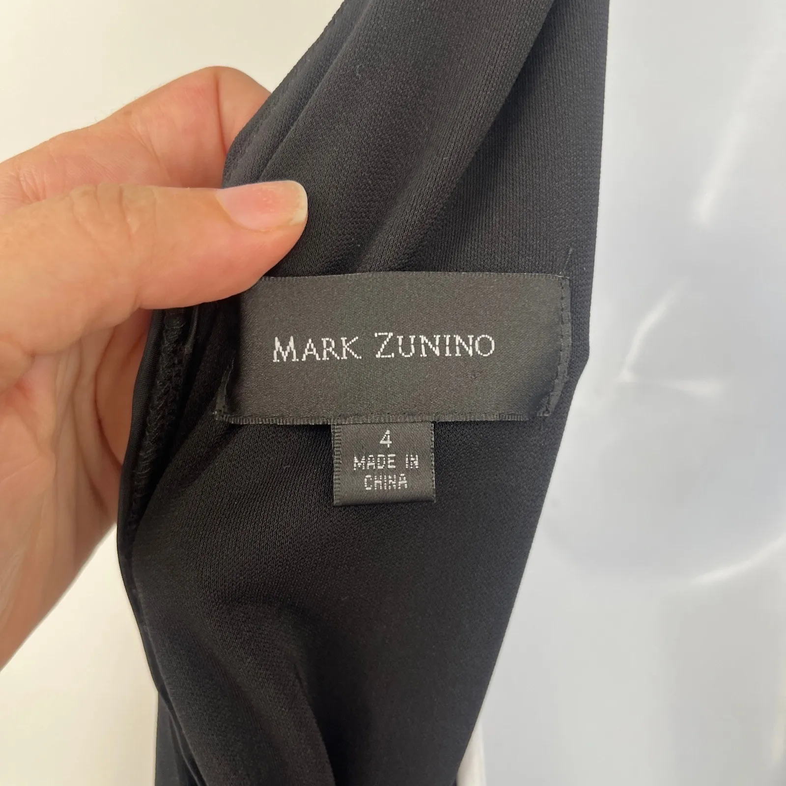 Mark Zunino Sleeveless Wrap Jumpsuit Sz 4 Whimsigoth Elegant Quiet Luxury Modern Black - Image 10