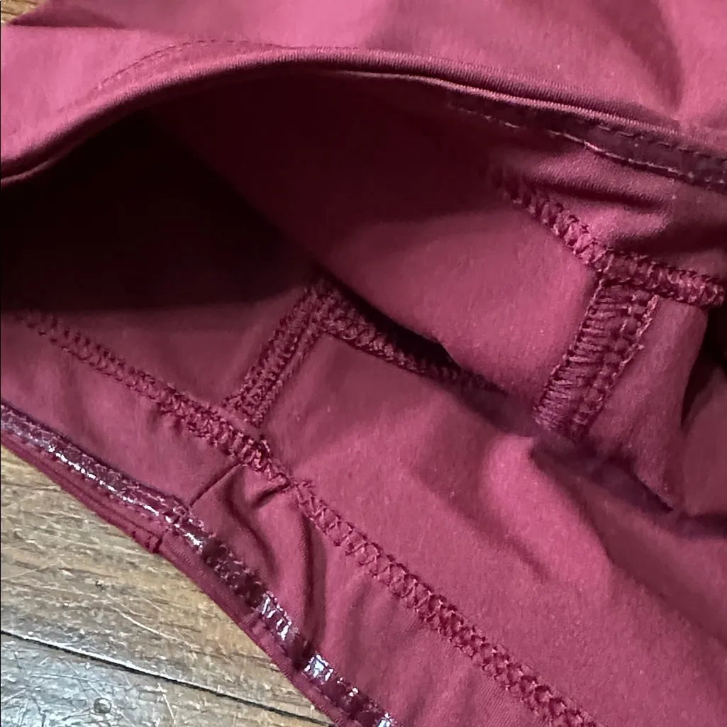 Tracksmith Burgundy Bell Lap Athletic Shorts, Large Red - Image 6