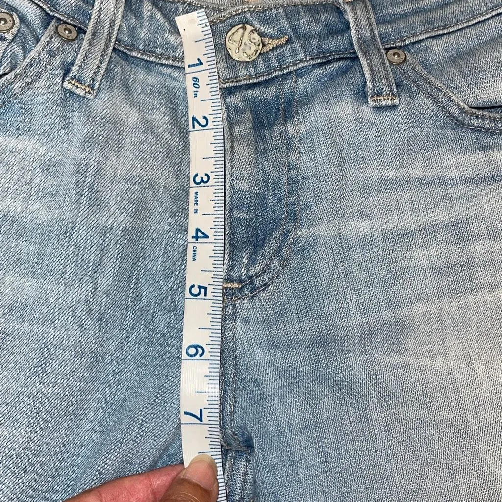 AG Adriano Goldschmied Women's The Stilt Cigarette Leg Jeans Blue Denim Size 28‎ - Image 9