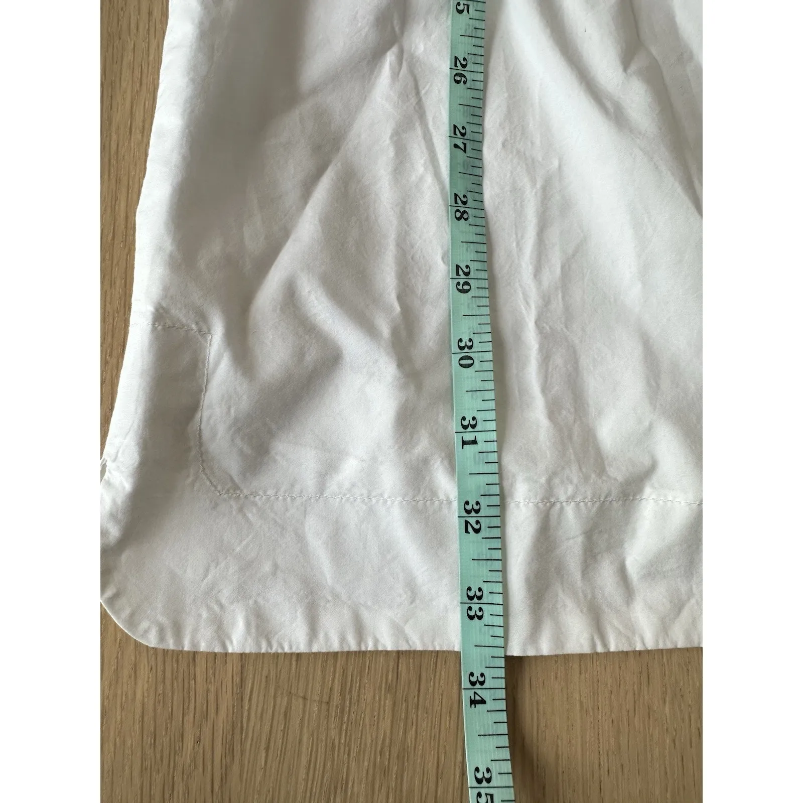 J.CREW Off The Shoulder Poplin Dress White Shift Wedding Vacay Cruise Sz 14 - Image 6