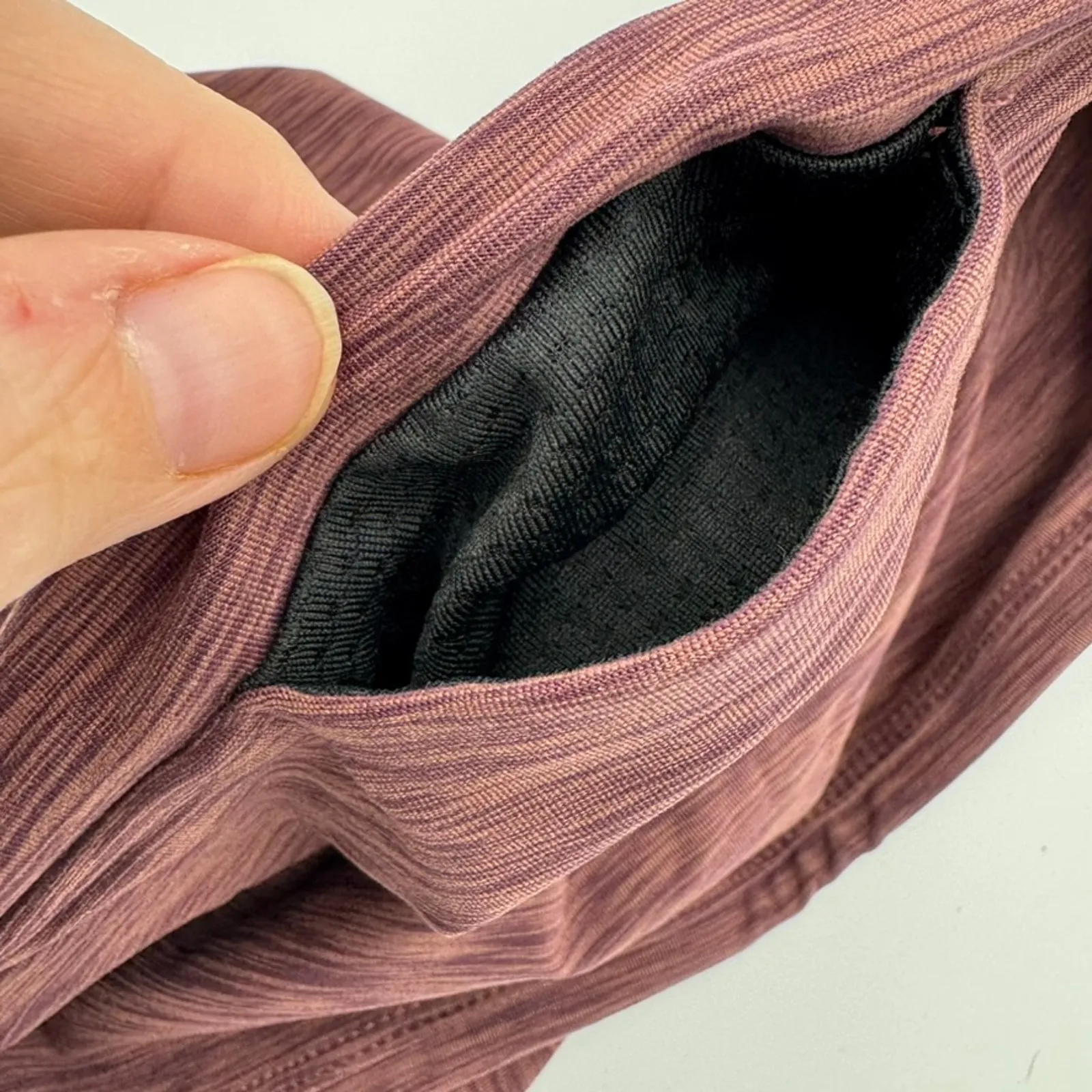 prAna Kimble Short M Flannel Heather High Rise Yoga Biker Shorts NWT - Image 4