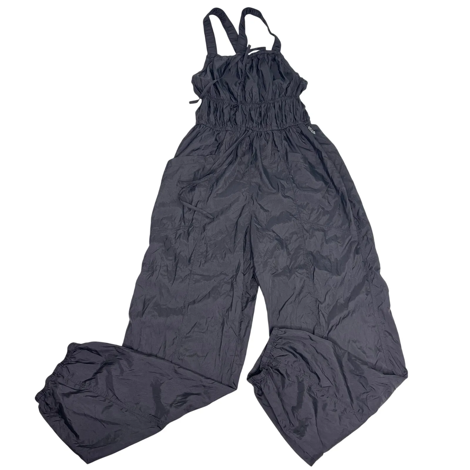 Free People Movement Women’s Tropic Sport One Piece Black Jumpsuit XS - Image 2
