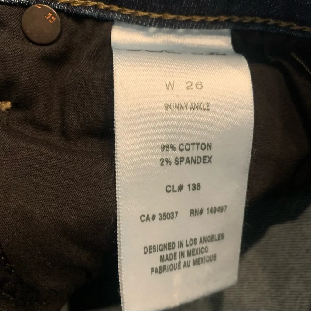 • Joes skinny ankle jeans size 26 - Image 4