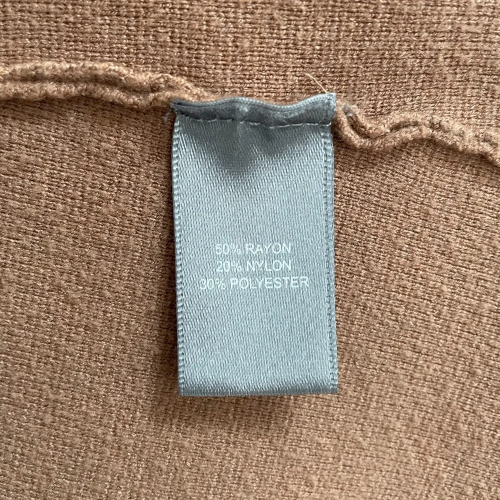 MARLED Double Breasted Knit Sleeveless Sweater Vest Suiting Menswear Size S Tan - Image 10