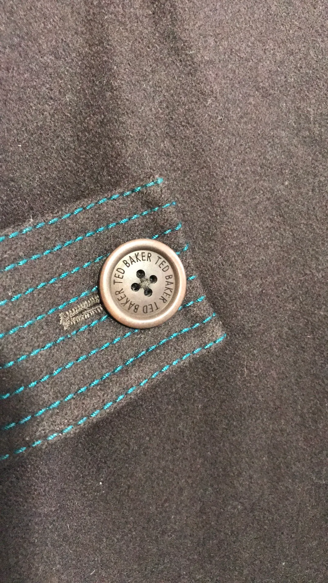 Ted Baker Brown Wool Women’s Peacoat - Image 3