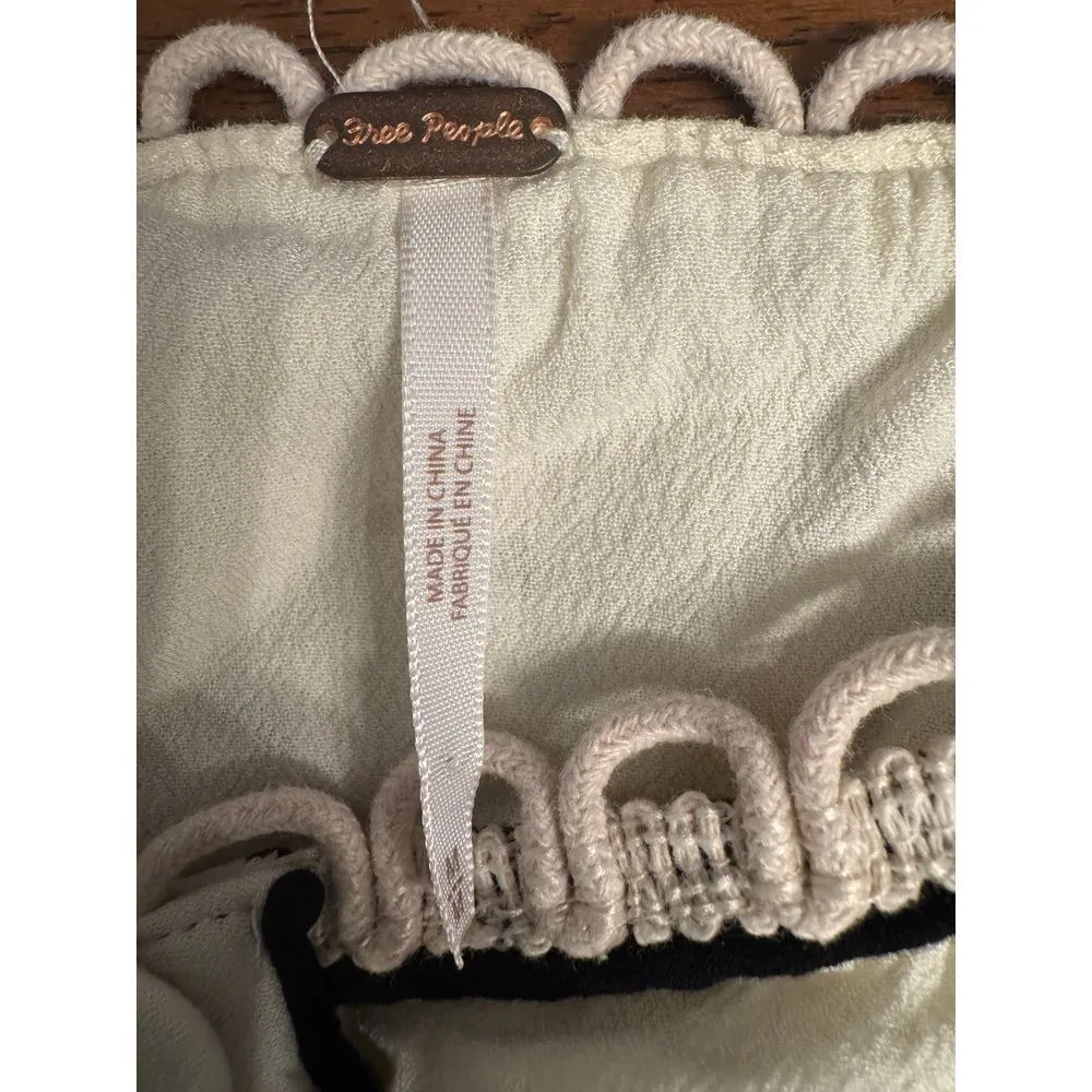 Free People True To The Heart Tank in Ivory Size M - Image 4